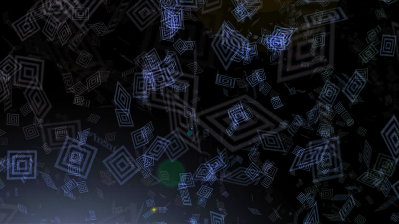 fondo de movimiento parpadeante del signo objetivo cuadrado