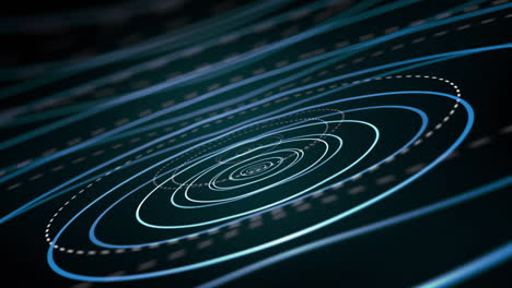 dynamic footage of scientific motion with a background featuring intricate blue patterns