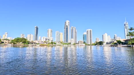 scenic river cruise with city skyline views