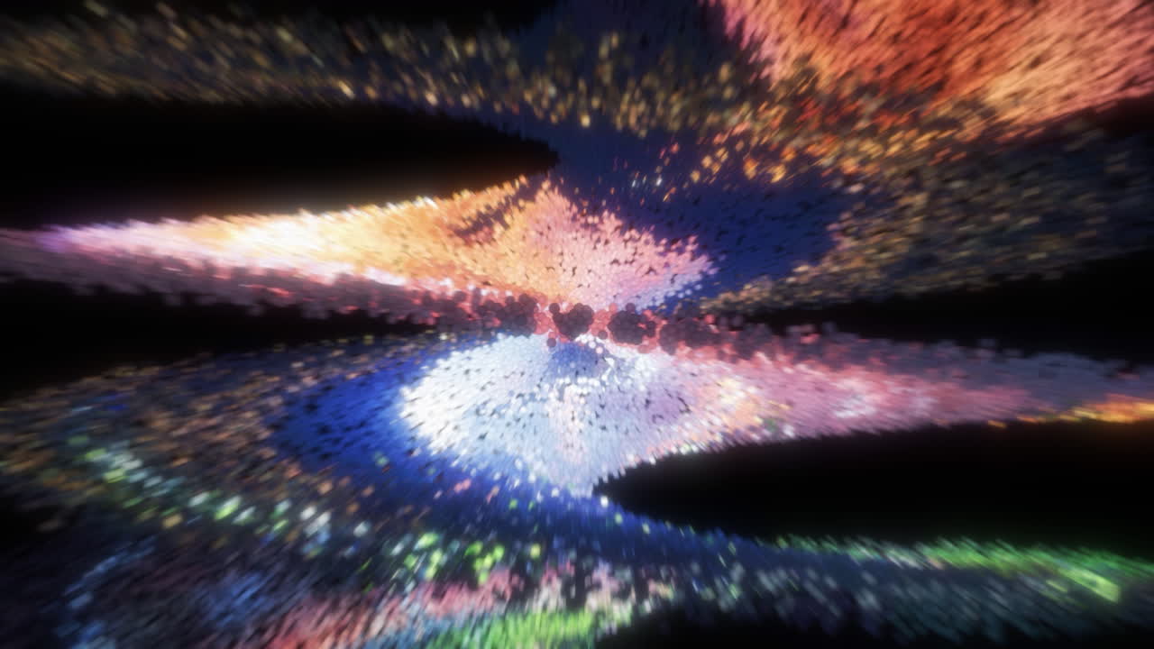 arte digital abstractamente colorido