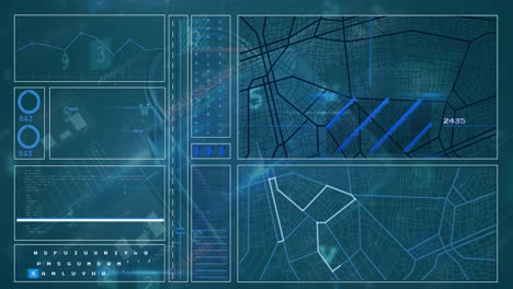 animación del procesamiento de datos a través de un candado