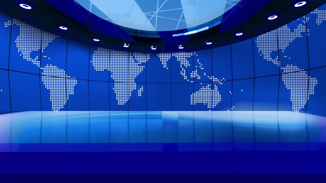 뉴스 스튜디오는 모든 녹색 스크린의 완벽한 배경입니다.