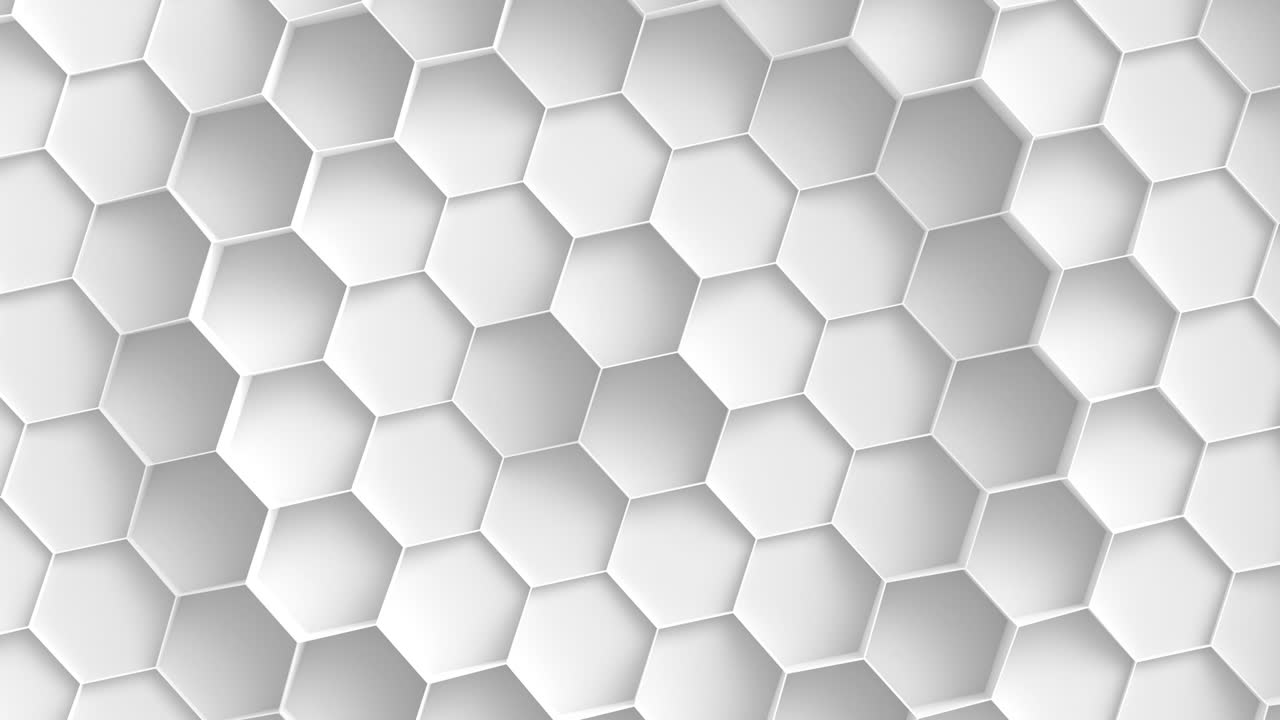 fondo hexagonal blanco