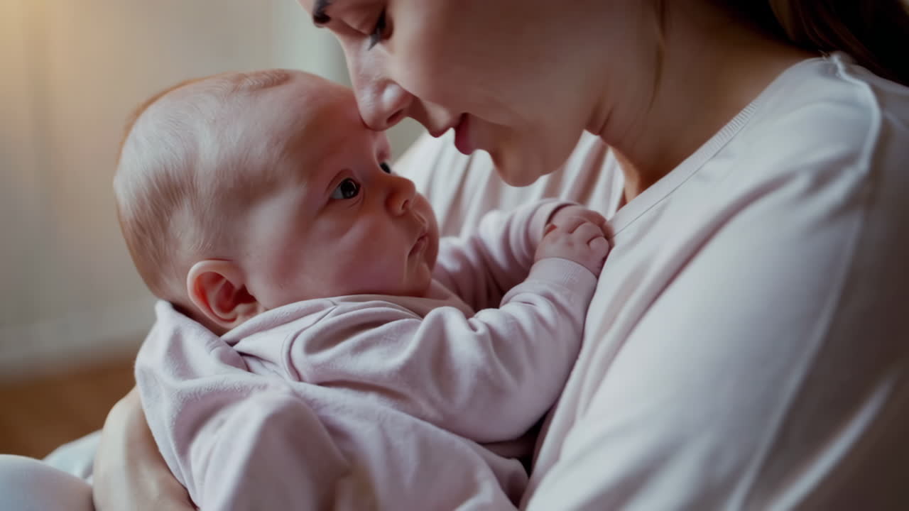 madre y recién nacido