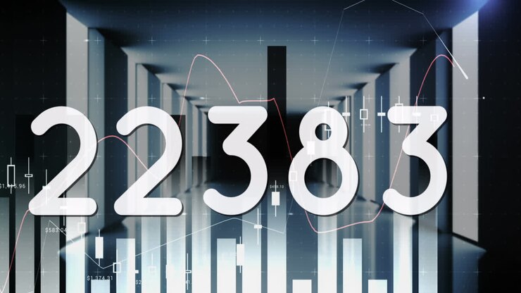 Animazione di numeri che cambiano su statistiche ed elaborazione dati