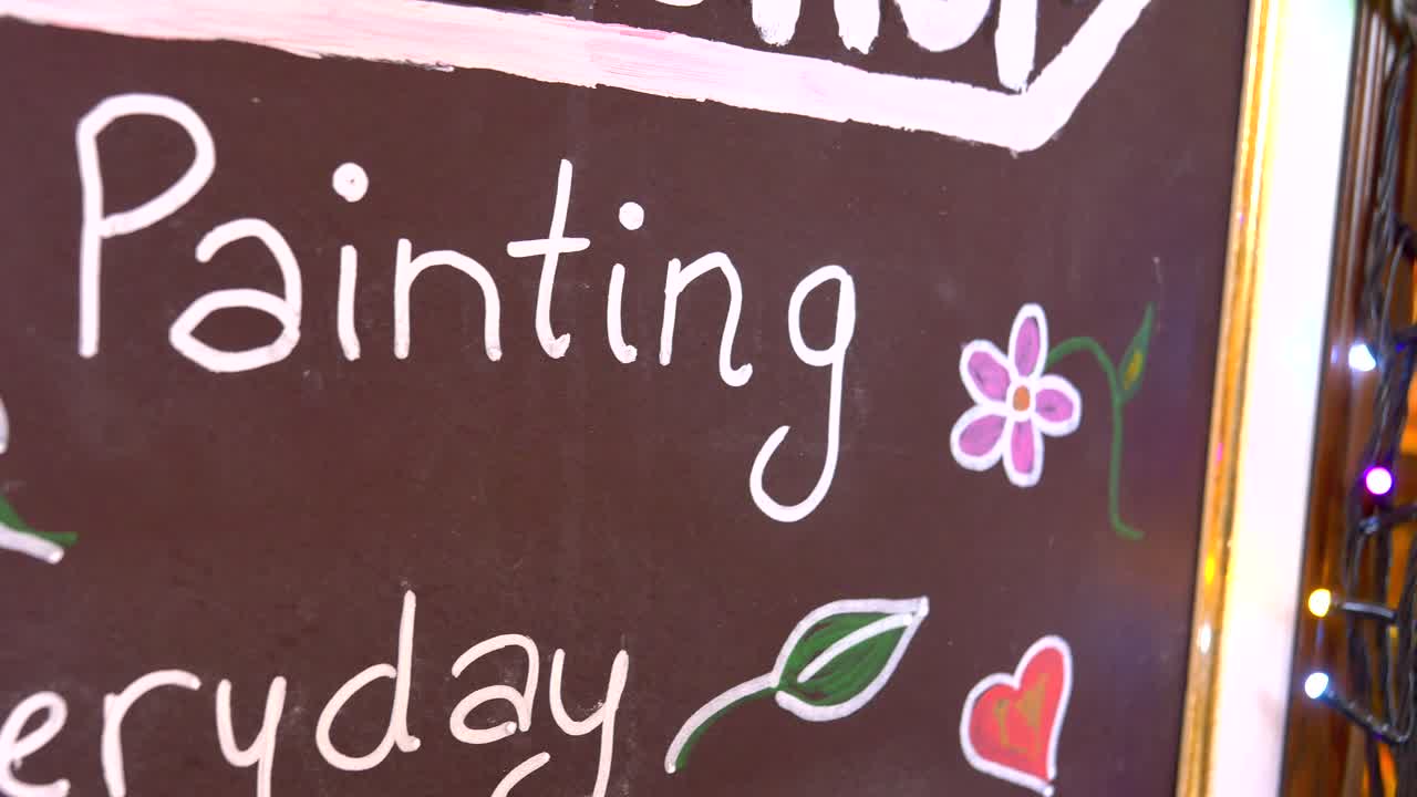 Painting Class Signboard