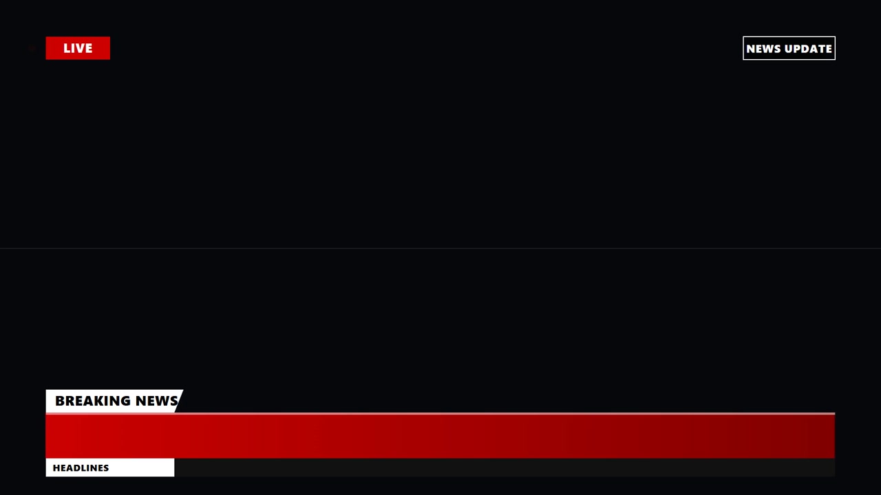Breaking News grafik-skabelon til Lower Third i udsendelse
