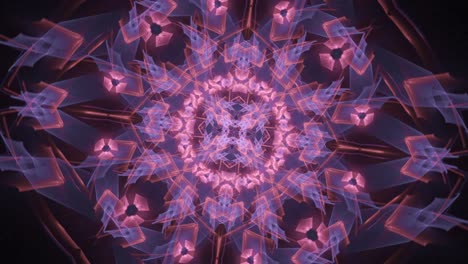 Patrones-De-Mandala-Hipnóticos,-Enigmático-E-Intrincado-éxtasis-Abstracto-Fractal-Geométrico-Que-Fluye,-Bucle-Sin-Fin-De-Flujo-De-Energía-De-Despertar-Espiritual,-Ritmos-Visuales,-Remolinos-De-Fantasía