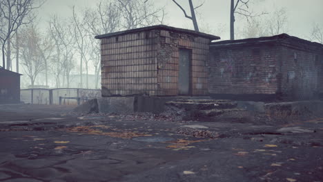pripyat cityview of exclusion zone near the chernobyl nuclear power plant
