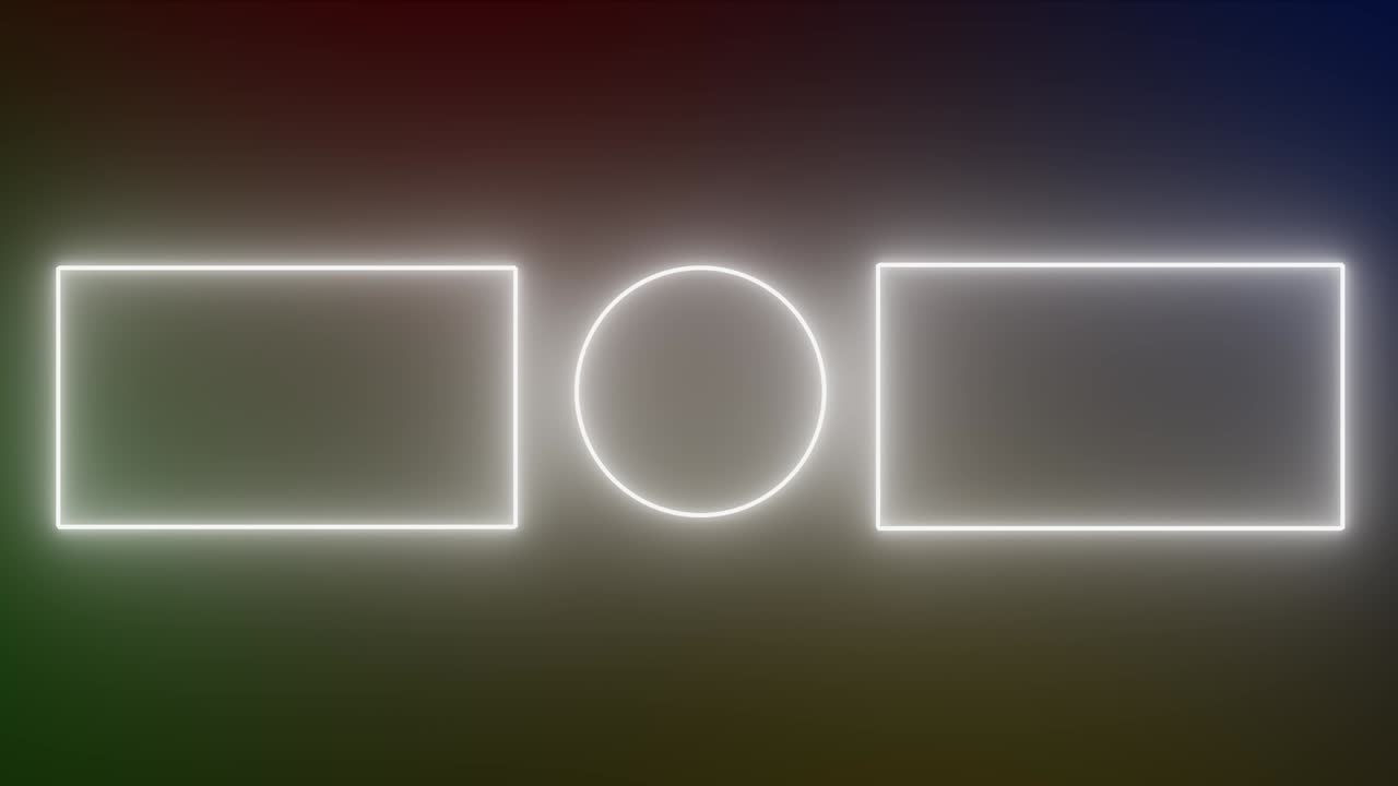 Simple gradation end card ending screen motion graphics