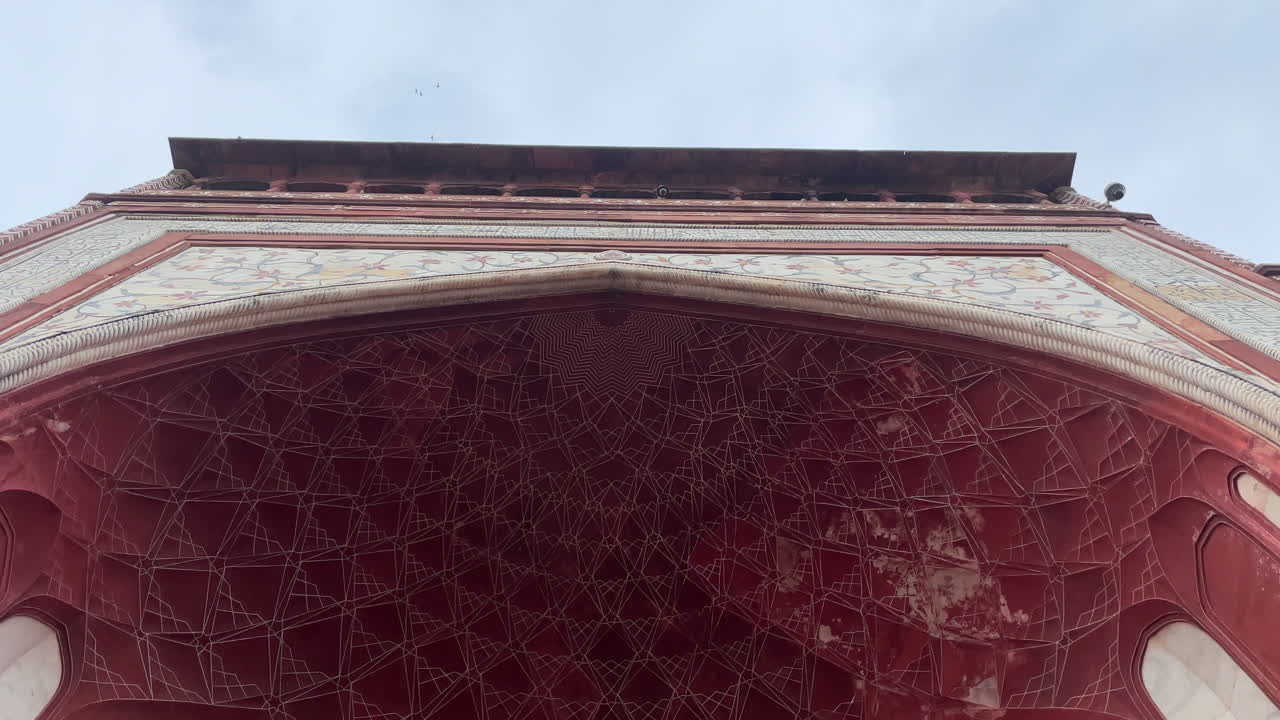 Close up view of Humayun's Tomb Taj Mahal Delhi India