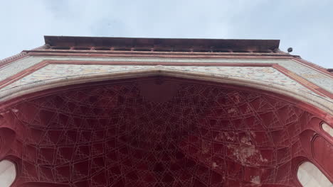 Close-up-view-of-Humayun's-Tomb-Taj-Mahal-Delhi-India