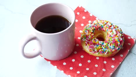 café y rosquillas