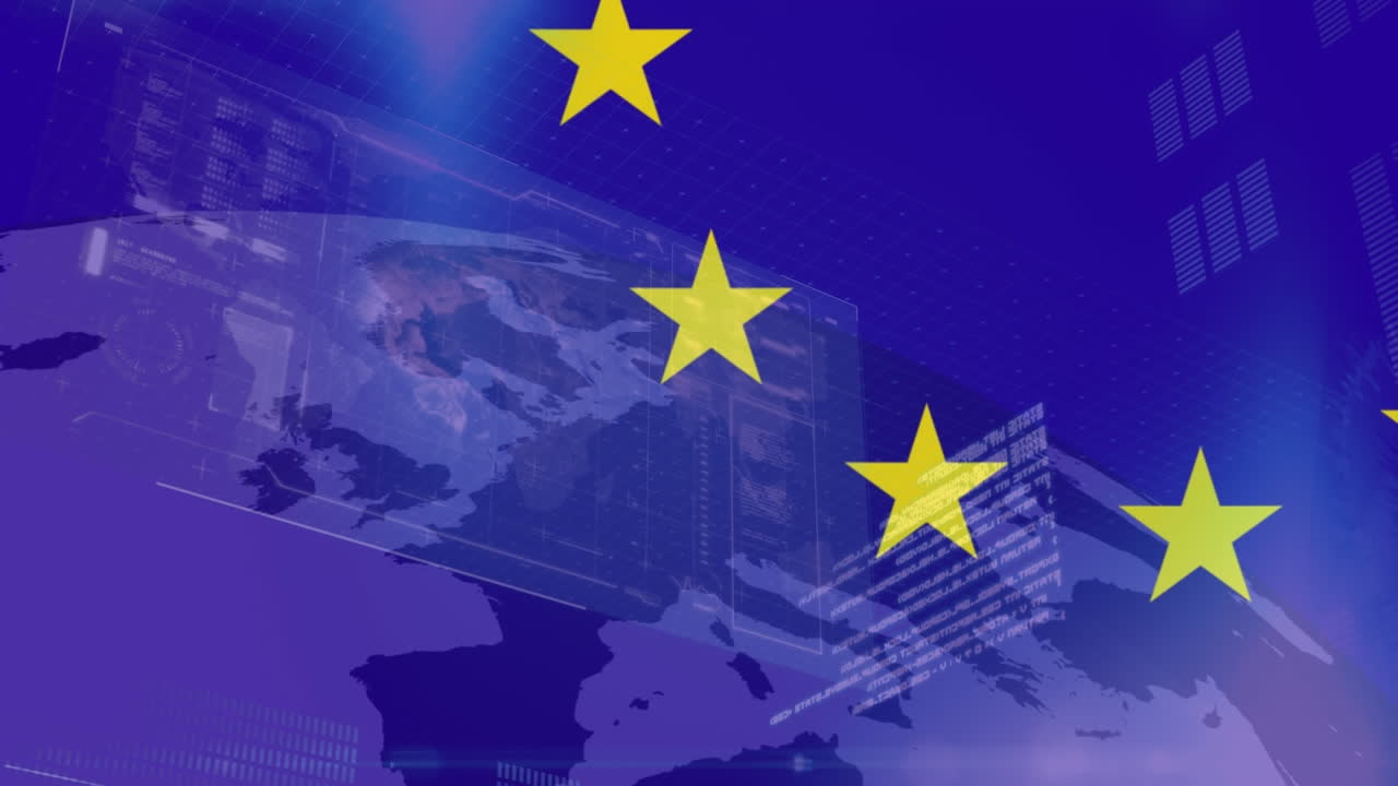 eu의  ⁇ 발의 애니메이션과 데이터 처리 및 세계