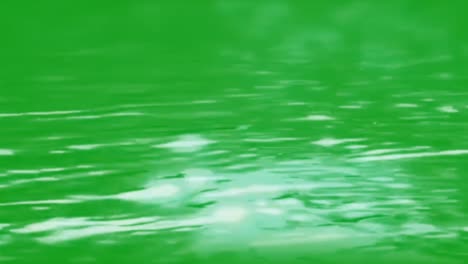 water waves motion graphics with green screen background