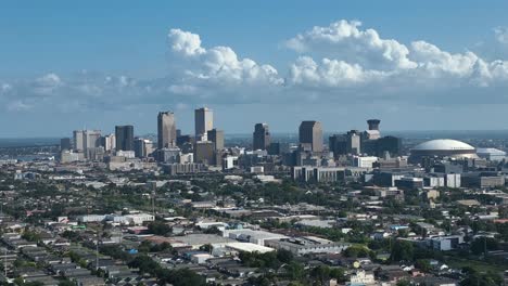 vista aérea del horizonte de nueva orleans