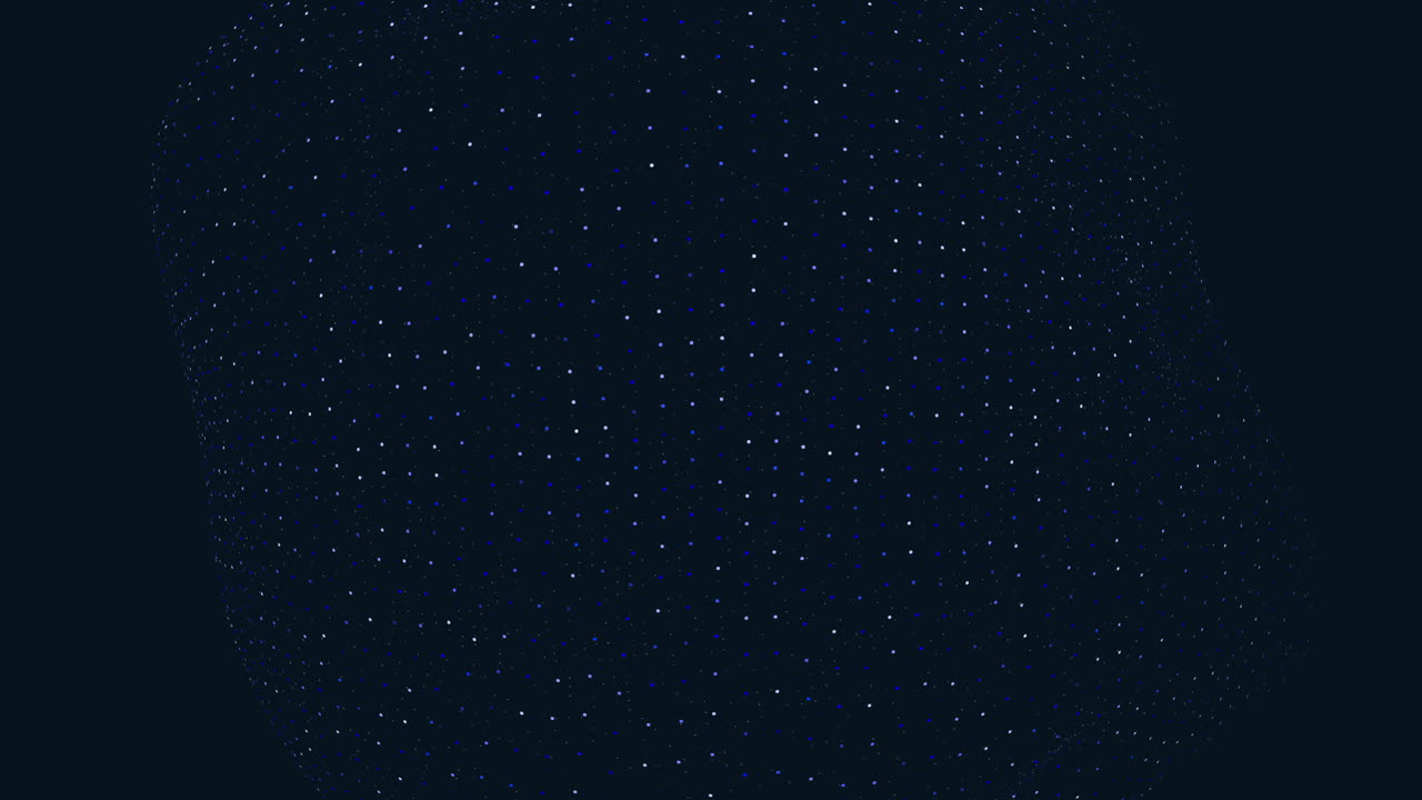 Random and chaos motion illusion neon glitters in dark galaxy