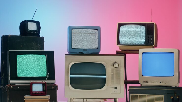 Colección de televisores antiguos