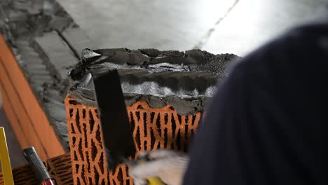 bricklaying process
