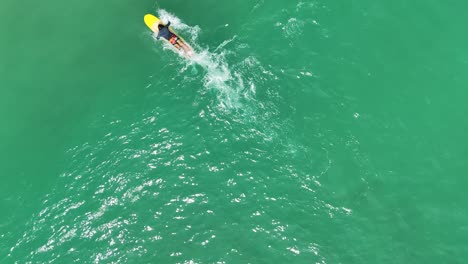 surfing in the ocean