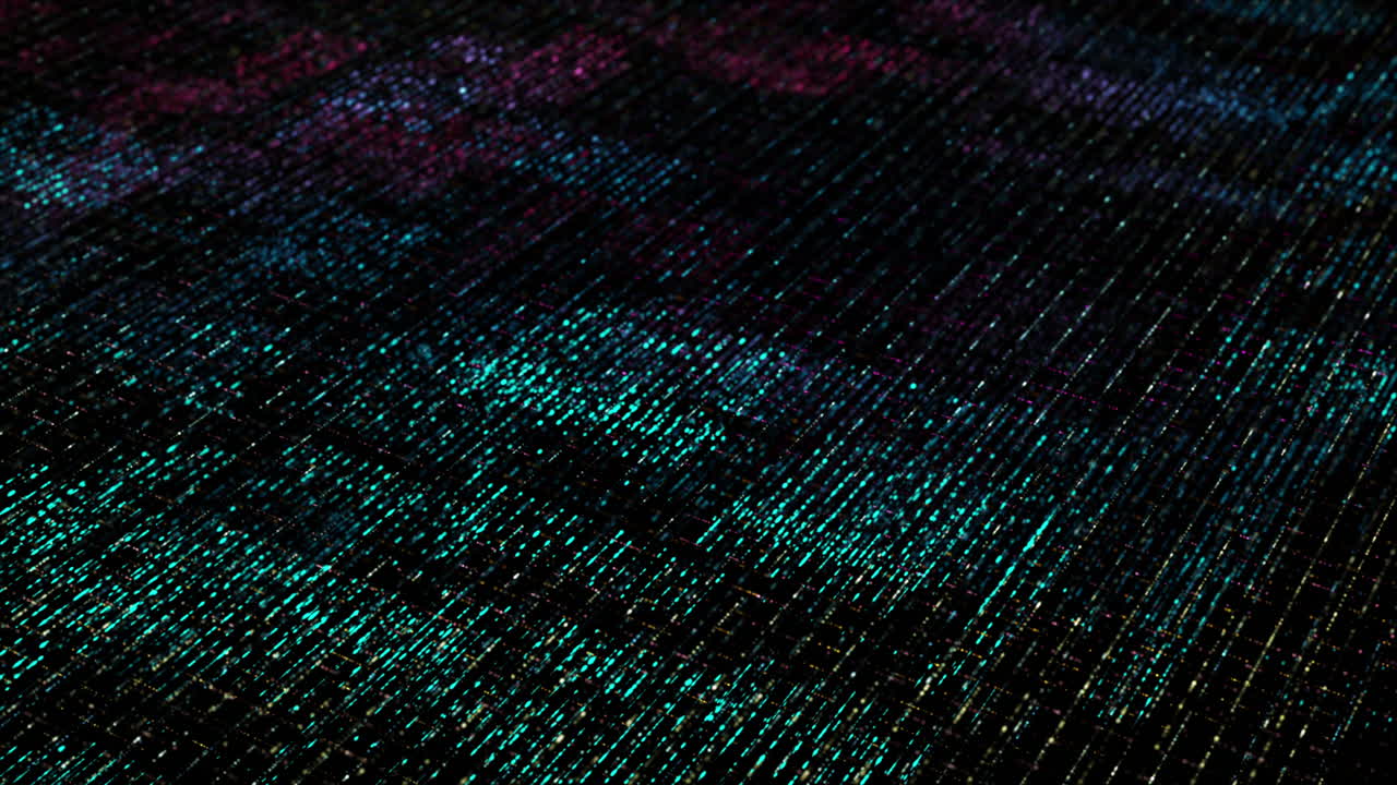 partículas de cuadrícula de matriz avanzada imagen generada digitalmente desenfoque entorno de fondo del ciberespacio