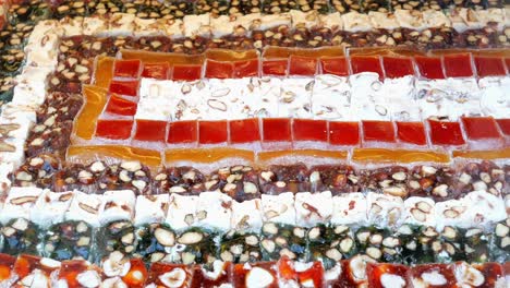 exhibición de delicias turcas coloridas