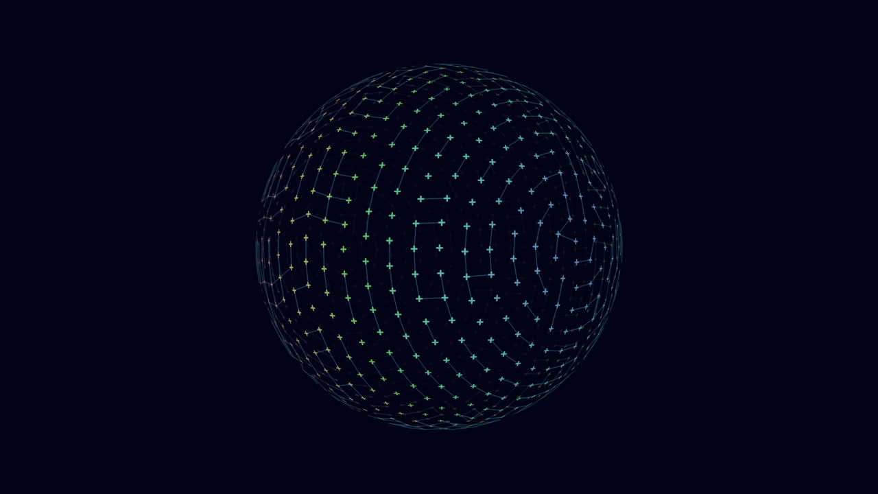 sorprendente esfera artística con intrincado diseño azul y púrpura