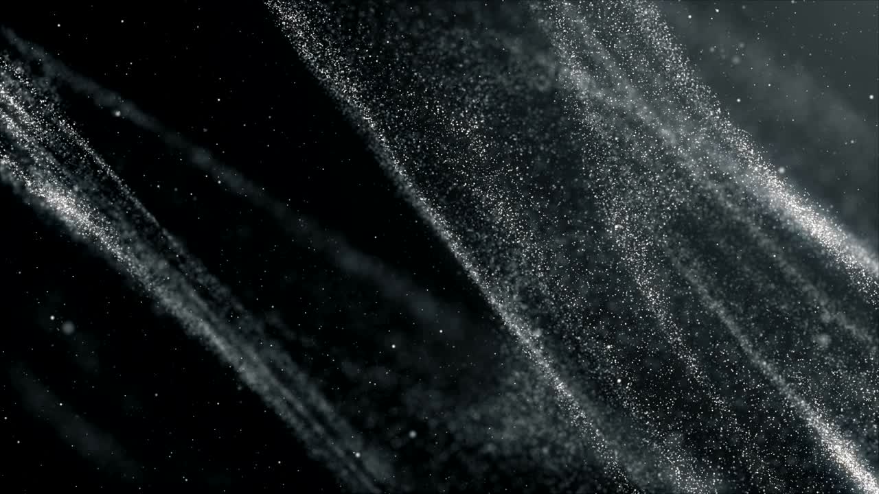 Particles white business bright glitter bokeh dust abstract background loop