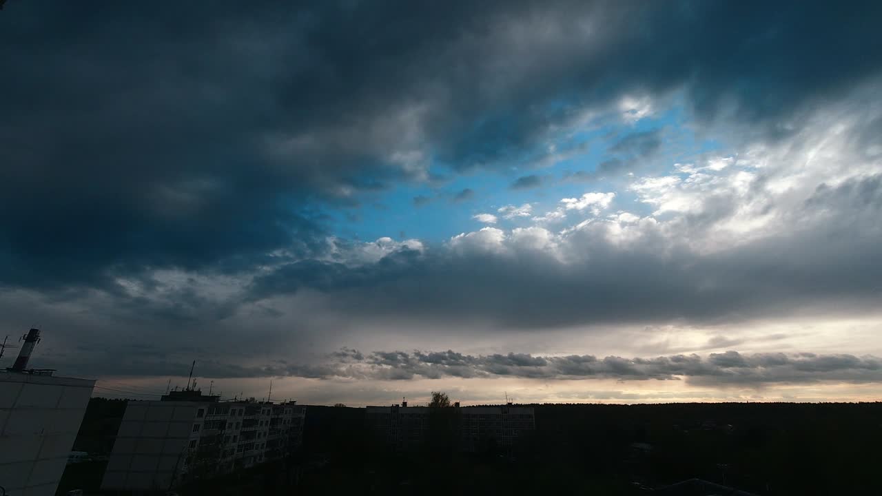 la gran naturaleza del tiempo del cielo