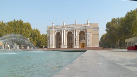 the navoi theater state academic bolshoi theatre" is the national opera theater in tashkent, uzbekistan