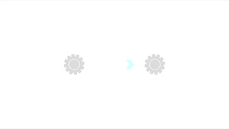 carga de elementos de diseño de tecnología de espera animación de video