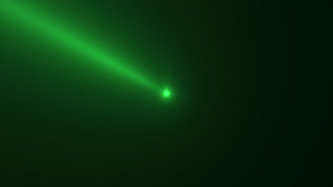 animation motion green glowing spotlight beams on dark background in stage