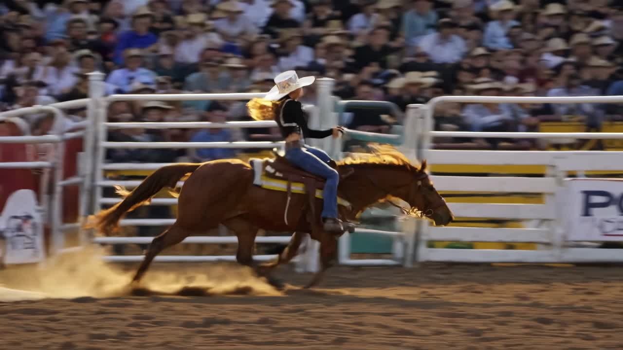Barrel Racing Competition