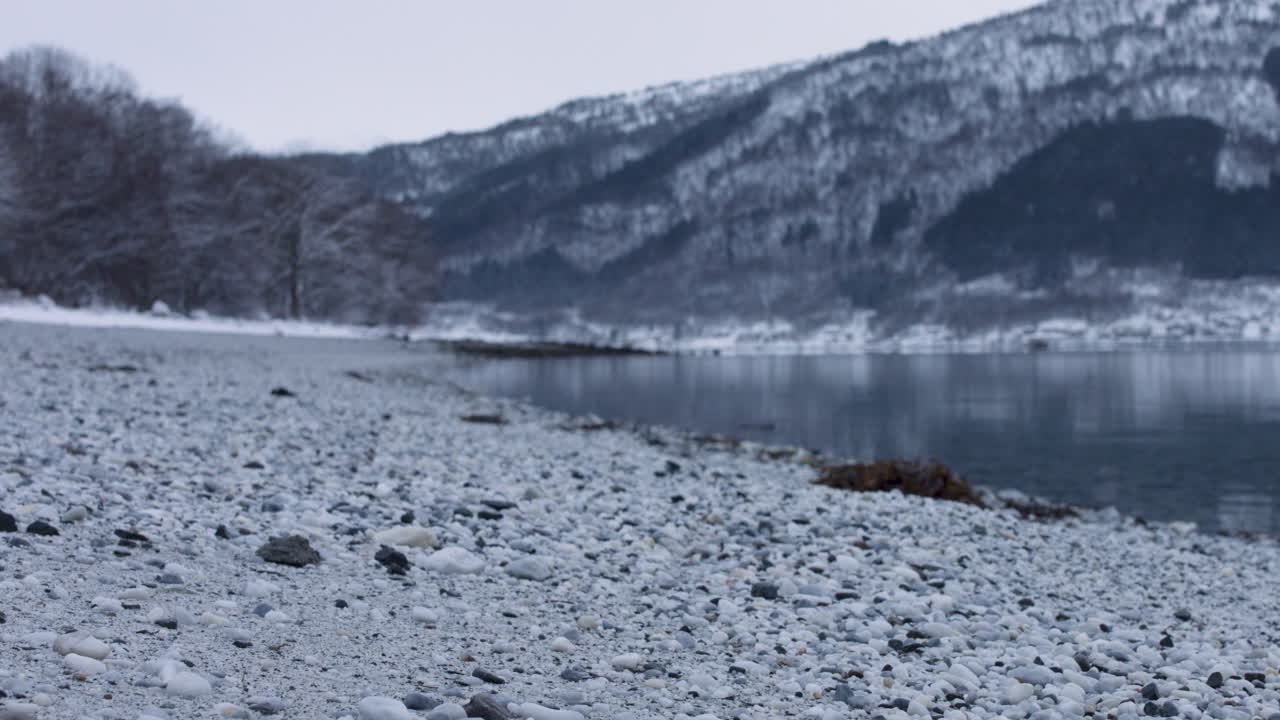 눈에 들어오는 겨울 해변