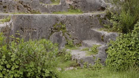 cusco inca stone step carvings - 4k 50fps