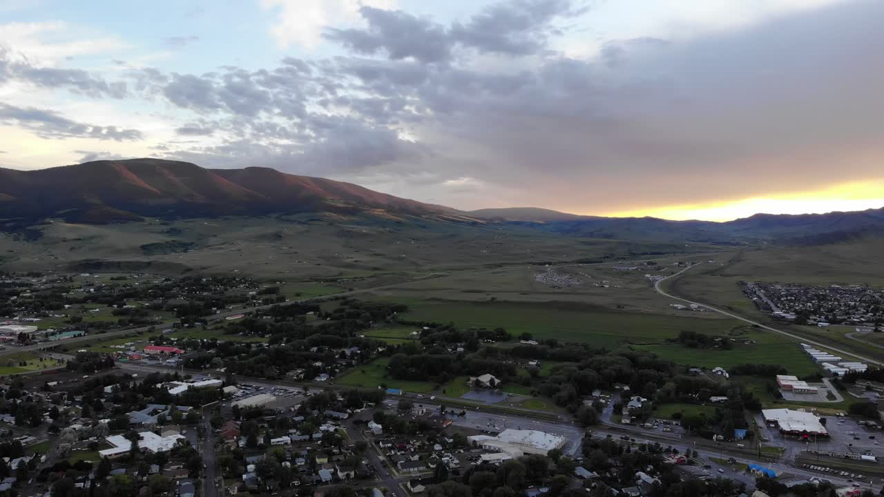 Flying in a Drone near Bozeman, Montana