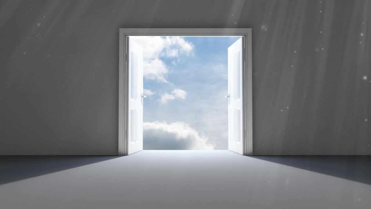 하늘을 향한 문을 열고