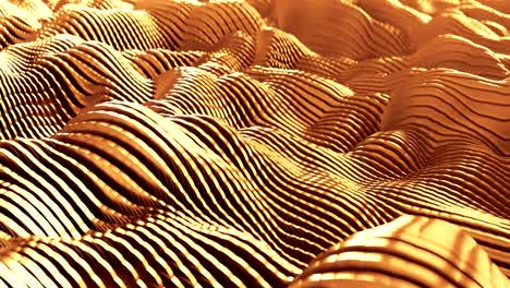 abstract waveform. 4k uhd animation.