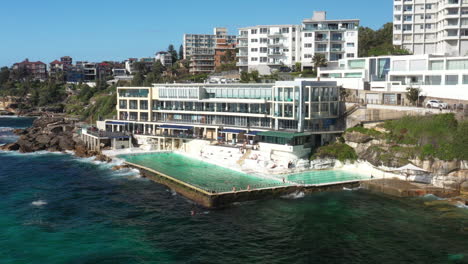 bondi icebergs in bondi sydney, australia