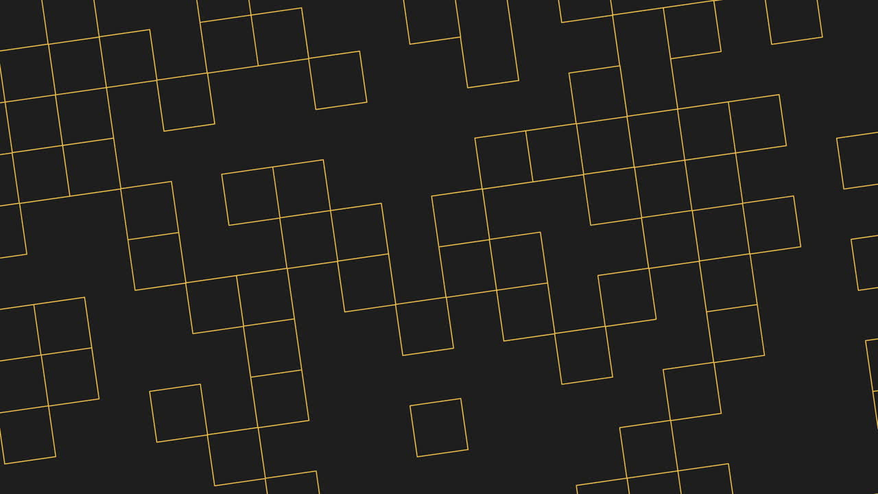 elegante patrón de cuadrícula negra y dorada sobre un fondo negro