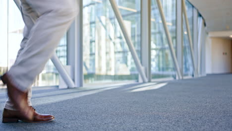 dance, success and shoes of business man in office