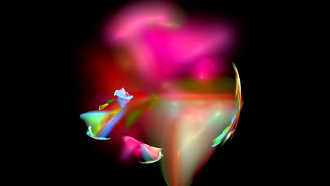 colorful goblet pattern abstract motion background