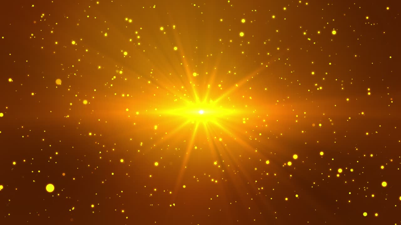 Star burst with sparkles light effect gold glitter abstract star or sun explosion effect fast motion