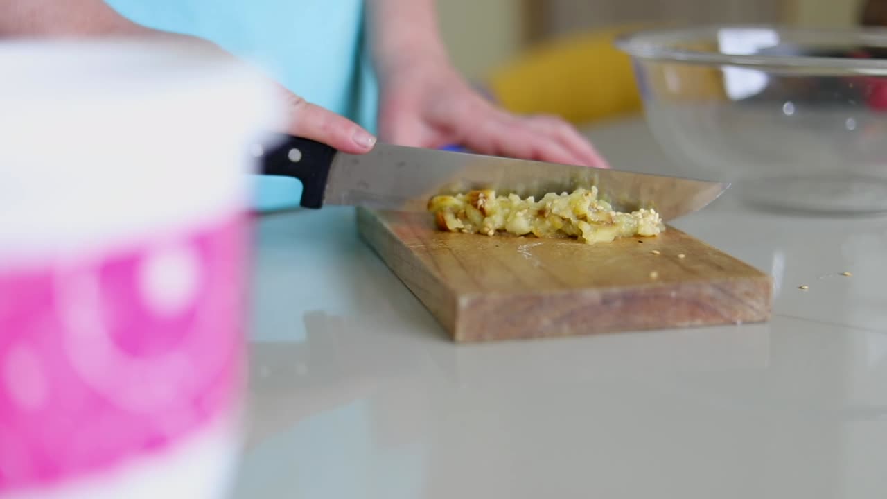 picaduras de berenjenas al vapor - de cerca