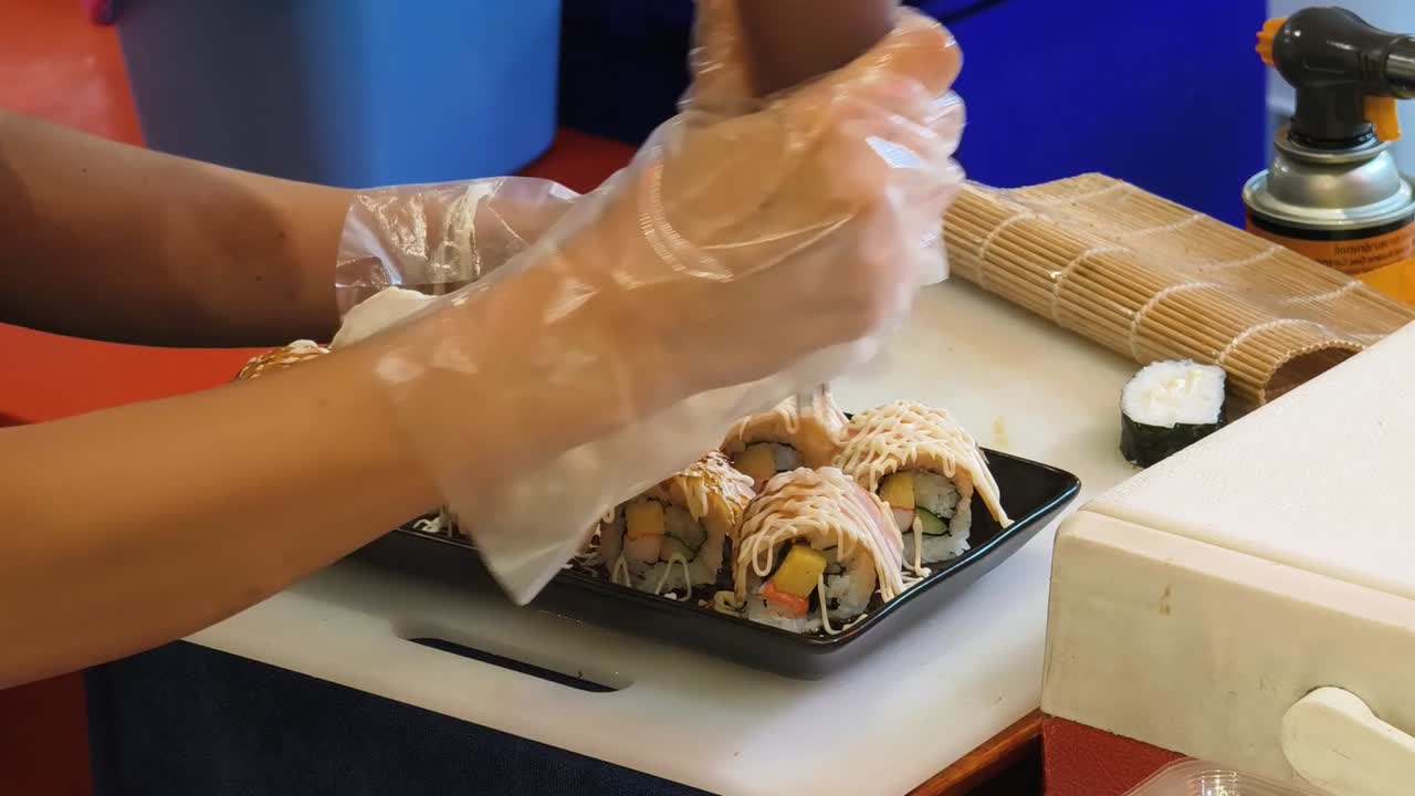 Preparación de sushi