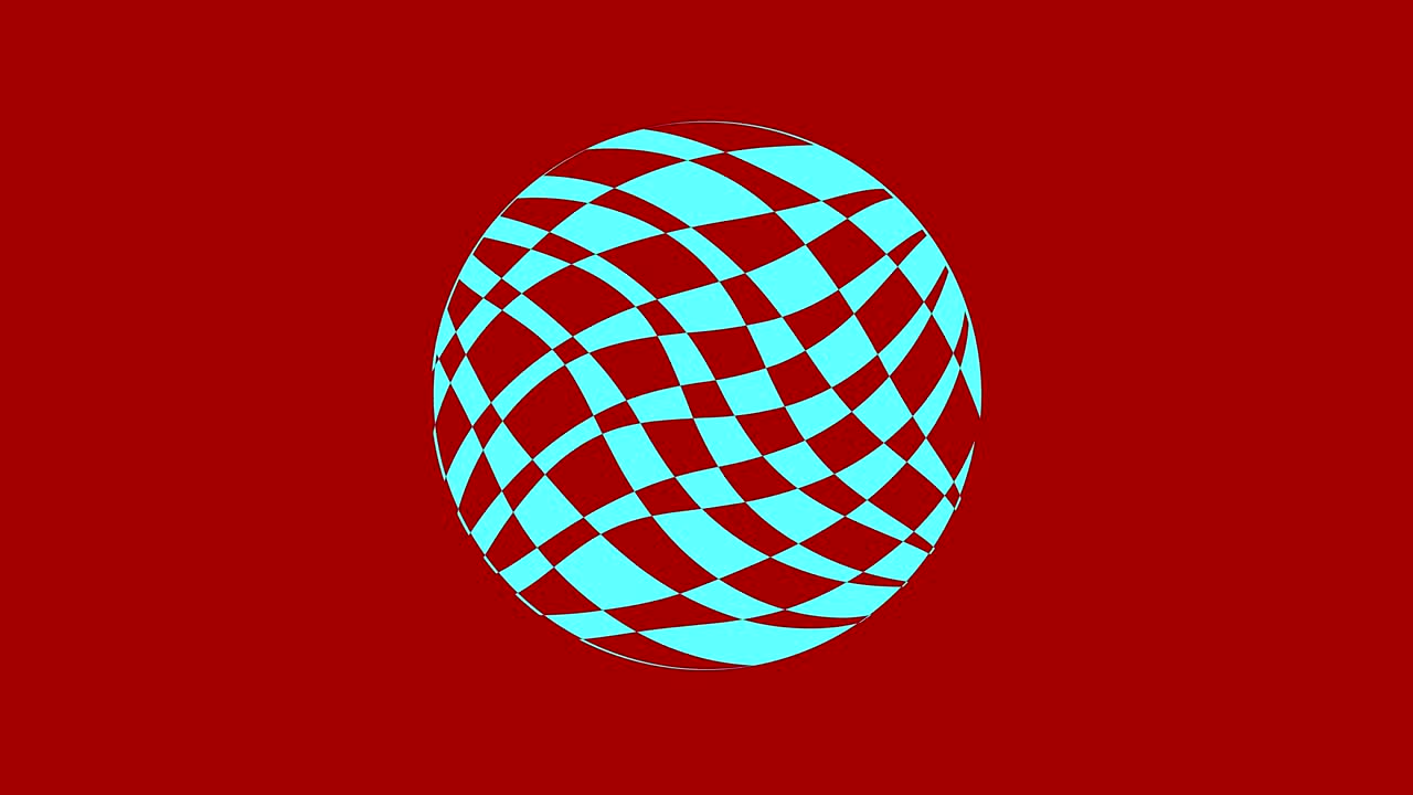 4K video model stroboscopic and hypnotic effect, in 16: 9 video format.