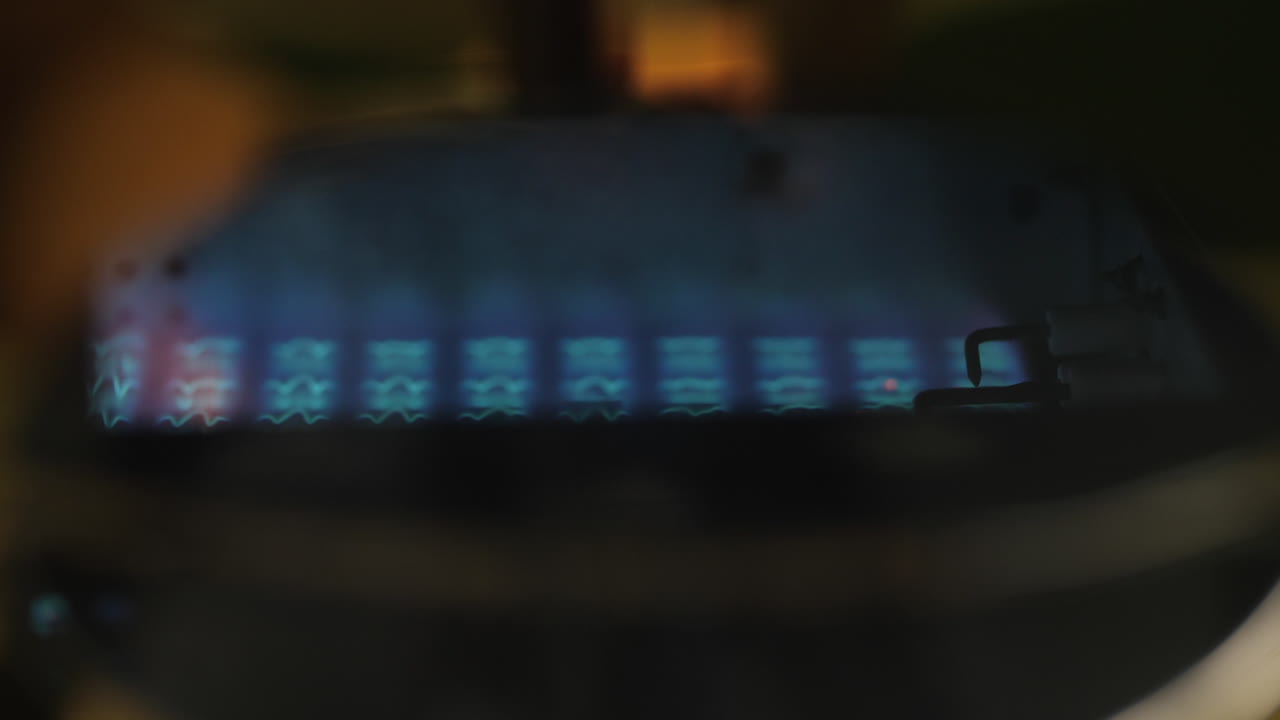 quemador de la estufa de gas