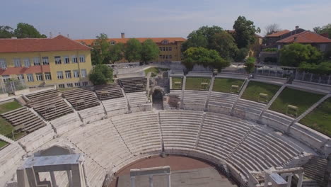 ancient amphitheater in plovdiv, bulgaria