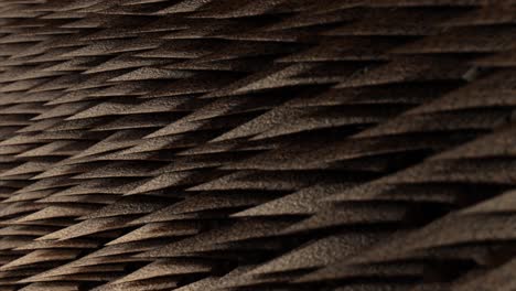 close-up of a metal spike texture