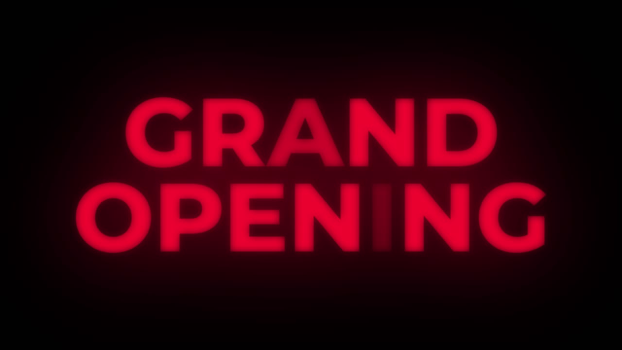 Grand Opening Neon Sign